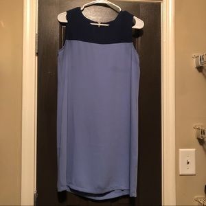 Cynthia Rowley Blue Color Block Dress